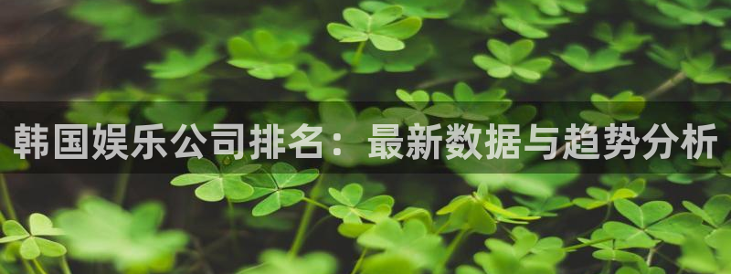 威廉希尔(williamhill)是啥：韩国娱乐公司排名：最新数据与趋势分析