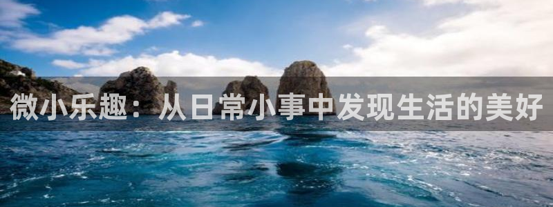 威廉希尔(williamhill)下载：微小乐趣：从日常小事中发现生活的美好