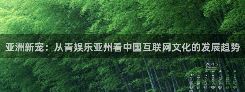 壹号官网app下载安装：亚洲新宠：从青娱乐亚州看中国互联网文化的发展趋势